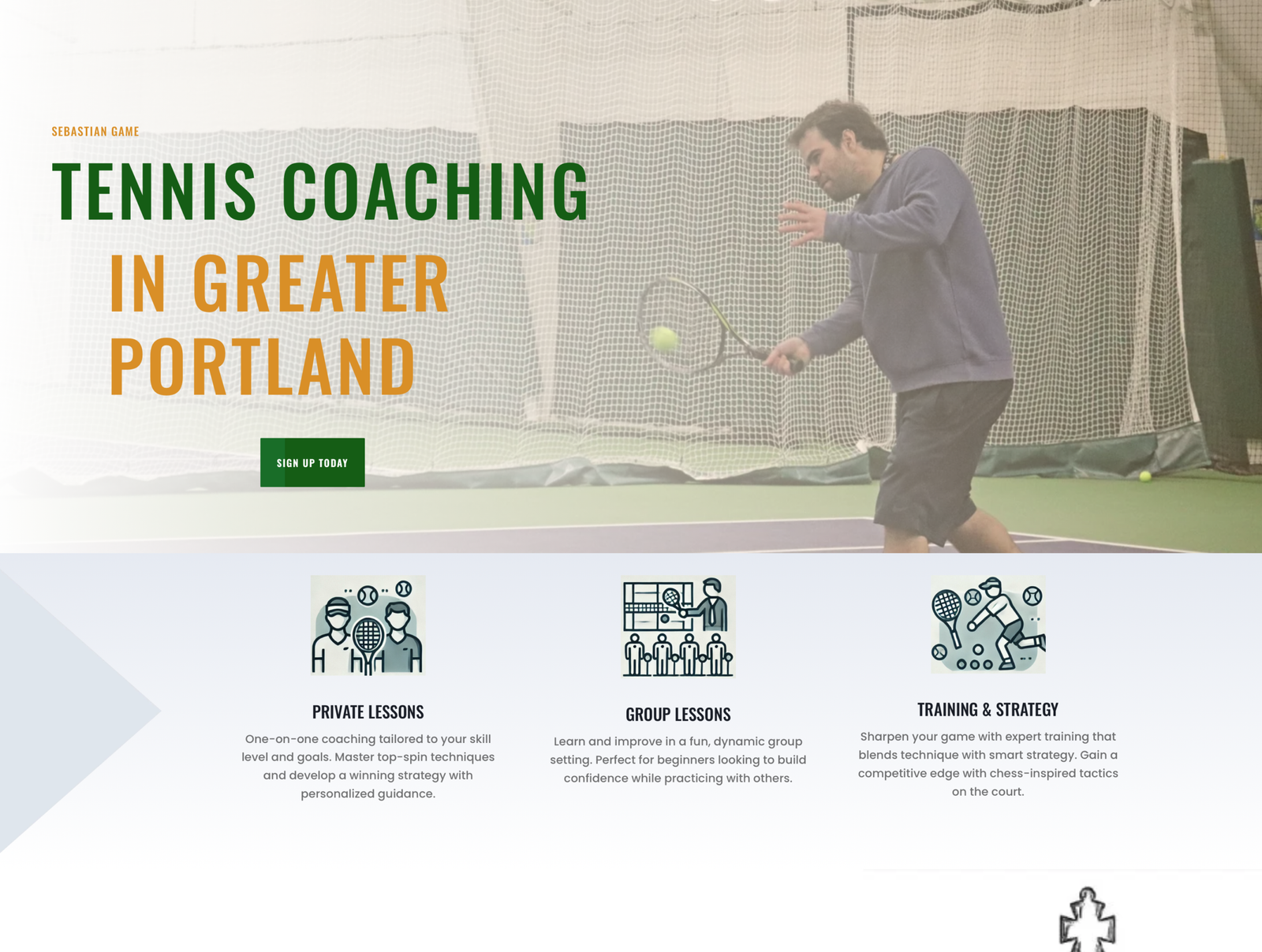 Tennis Coach – Sebastian Game